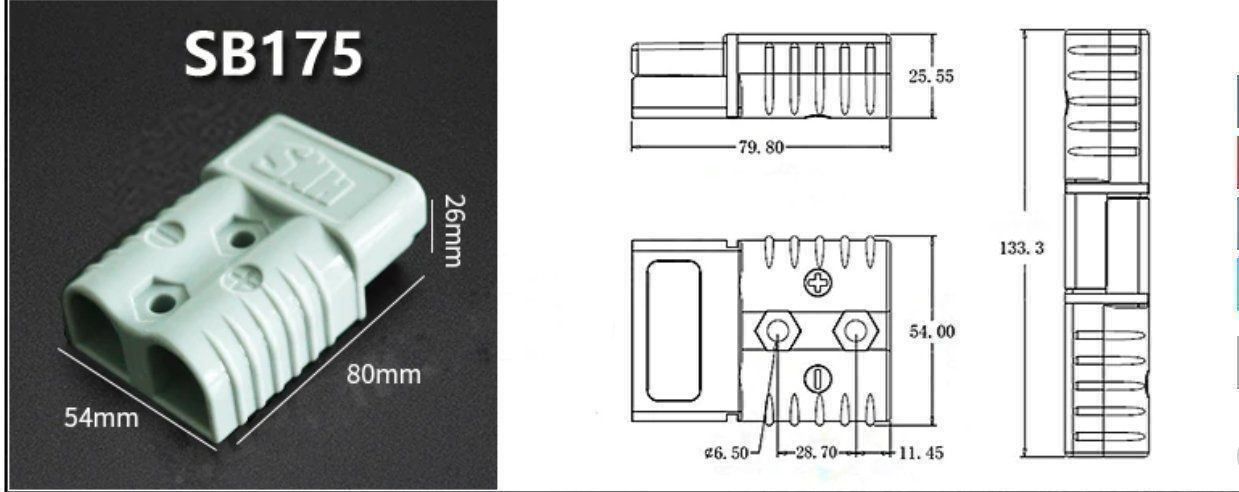 Tutti gli attrezzi: SB175 Hochstrom-Batteriesteckverbinder – Nuovo (secondo la descrizione) da Schönengrund venduto da VwRacer01 1