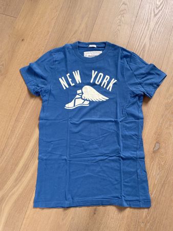 Cooles Abercrombie T-Shirt New York Blau Grösse M Herren