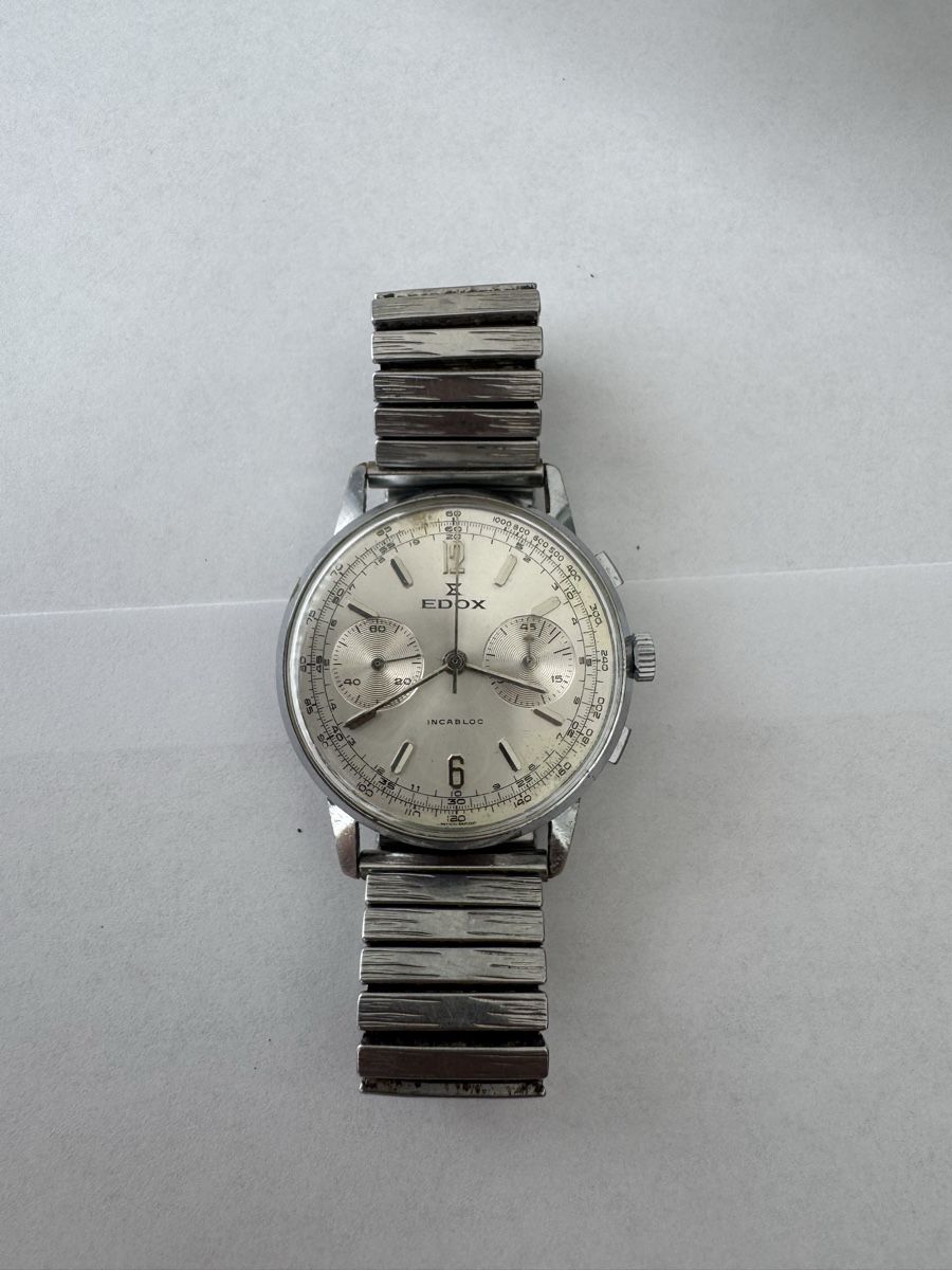 Edox Orologi: Edox Herrenuhr Chronograph – Usato da Arbon venduto da florian204