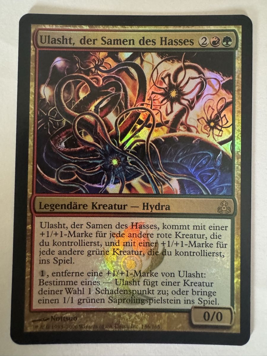 Magic The Gathering Carte collezionabili: MTG Ulasht FOIL Dissension Deutsch – Usato da Stadel venduto da bewinshop 1