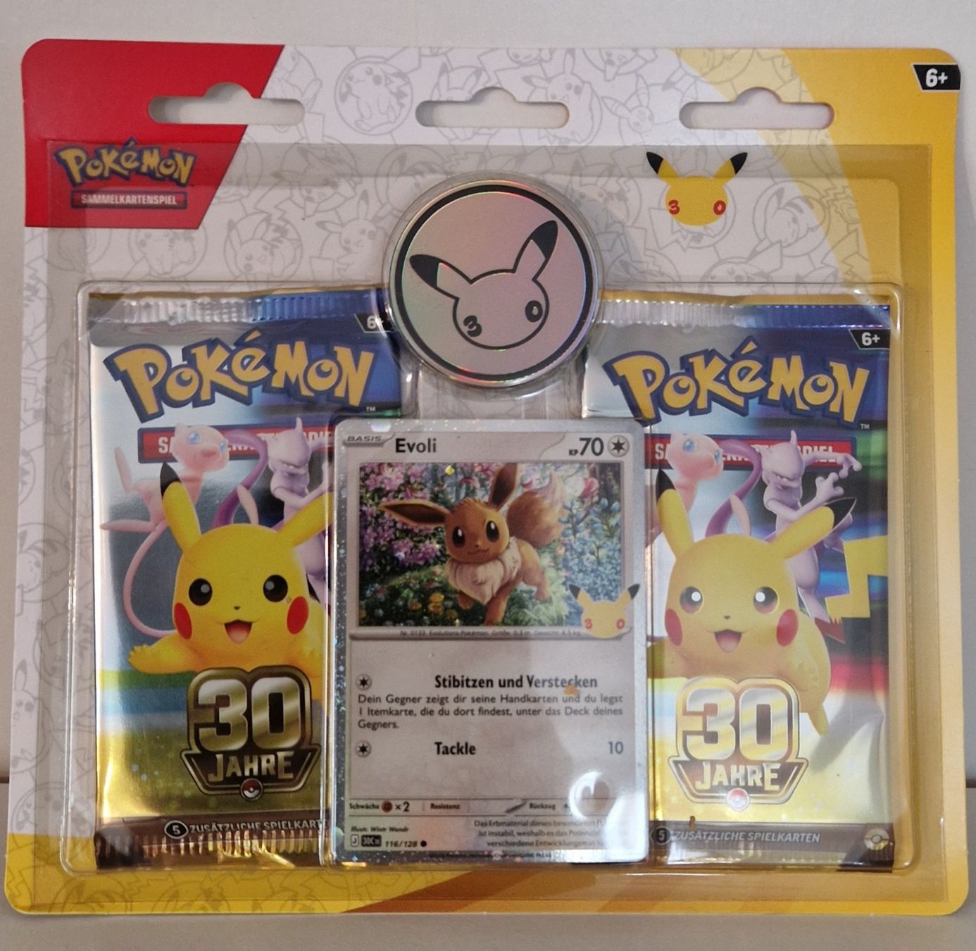 Pokémon TCG: 30 Jahre - 2-Pack Blister Evoli - *ALLEMAND* (Neu und ...