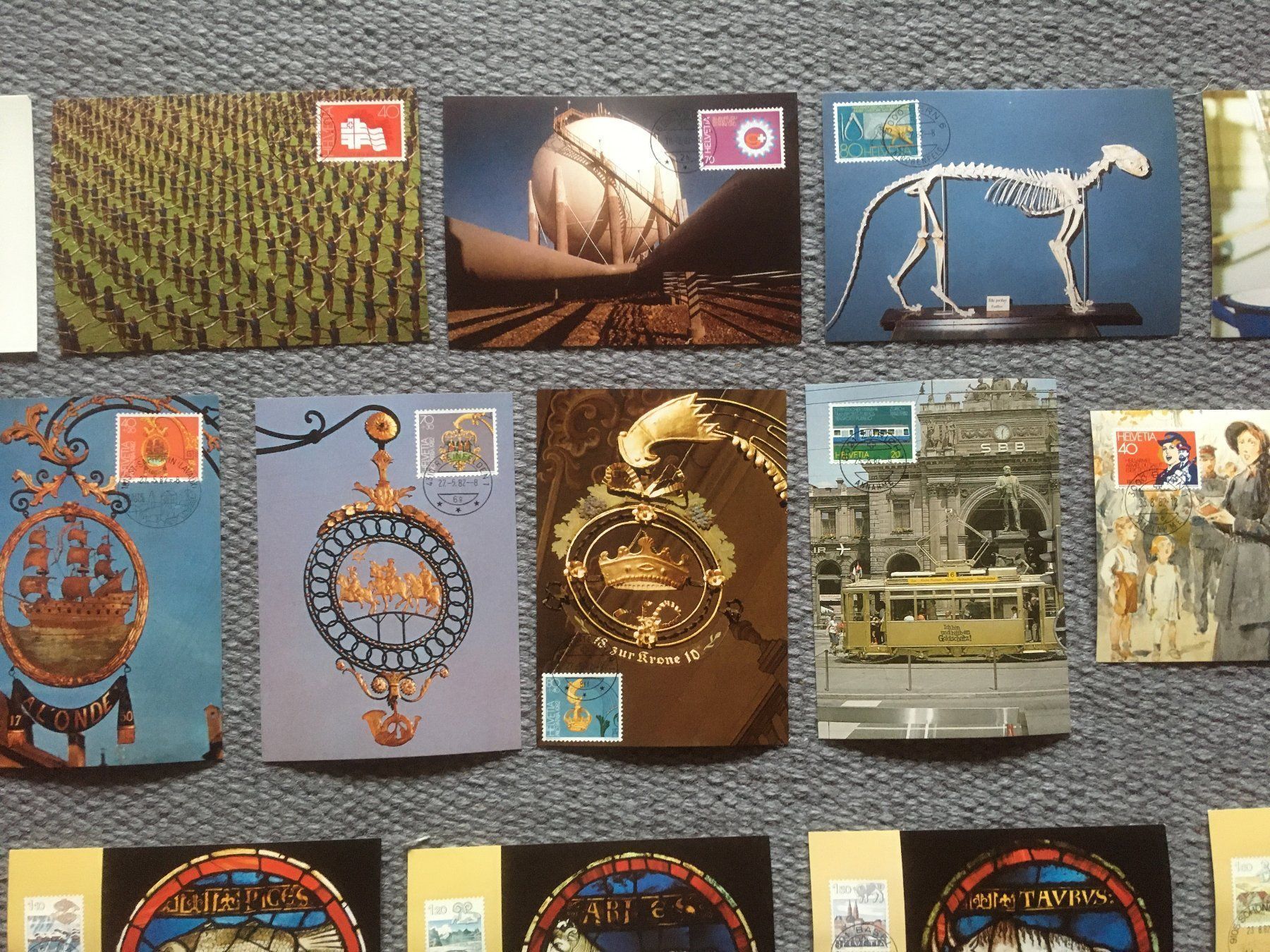 Tutti i francobolli: Maximumkarten 1982 mit Orts-ET komplett – Usato da Nesslau venduto da andi_hon 2
