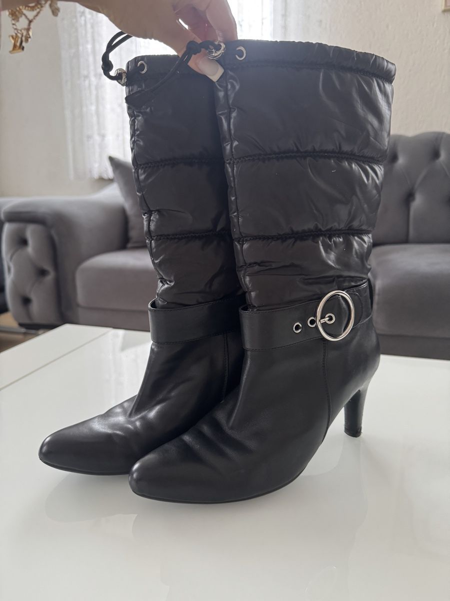 Ecco Damenschuhe: Schwarze Ecco Winterstiefel, Gr. 39 – Gebraucht aus St. Margrethen SG von des_lb7v
