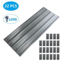 22x Trapezblech 108cm x 42.6cm Grau