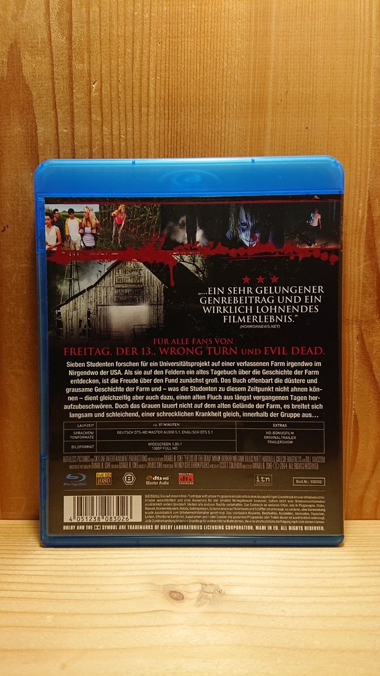 Alle DVDs: FIELDS OF THE DEAD Blu-Ray – Gebraucht aus Wilderswil von Exebub 1