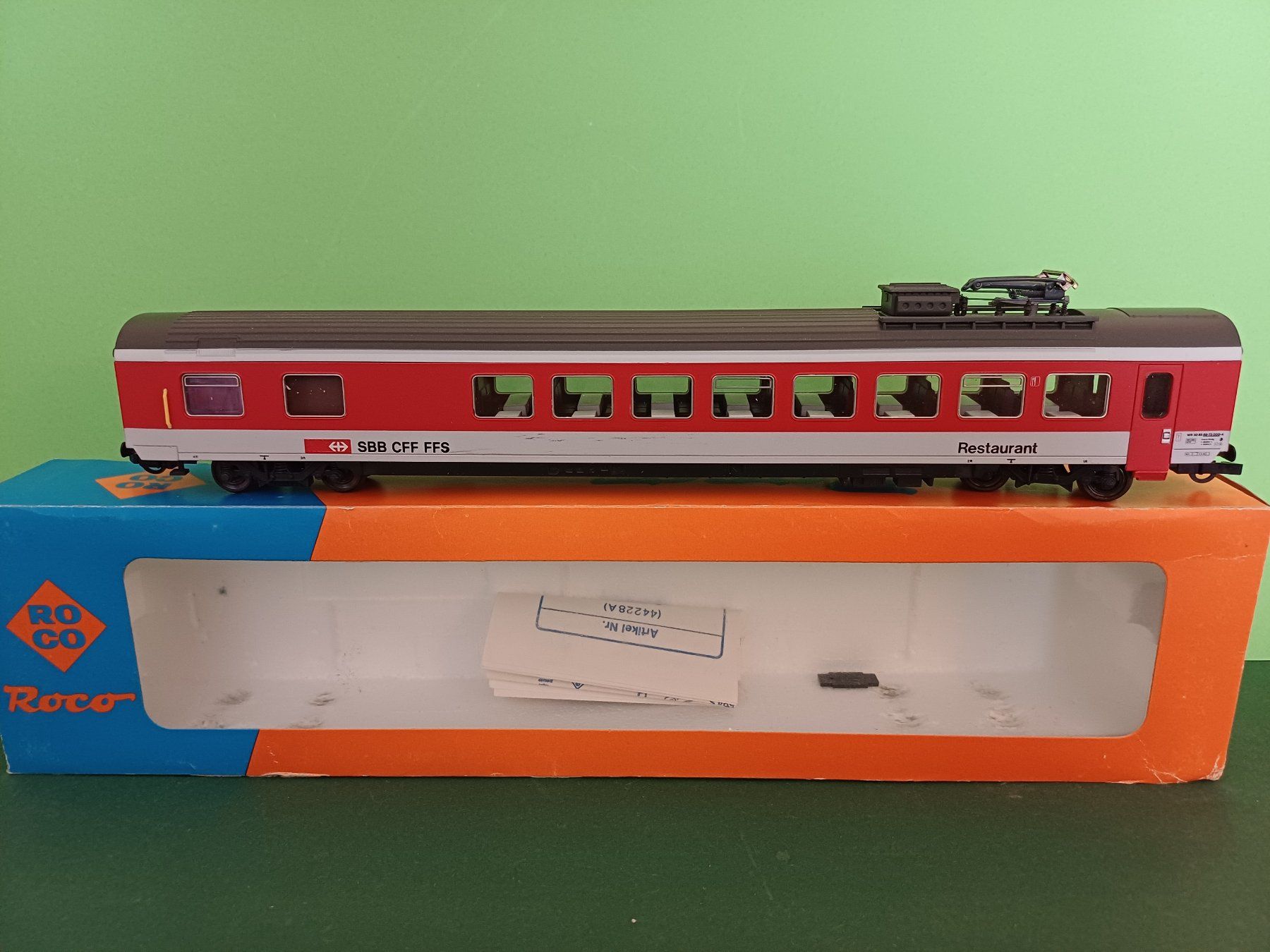 Roco Modellini di ferrovie: Roco Speisewagen EW IV der SBB – Usato da Bassersdorf venduto da darki77