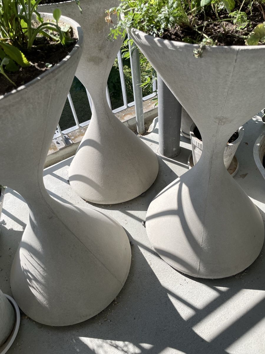 Eternit Vasi per fiori: 3 Guhl Spindeln, Diabolo – Usato da Zürich venduto da Punkt... 4