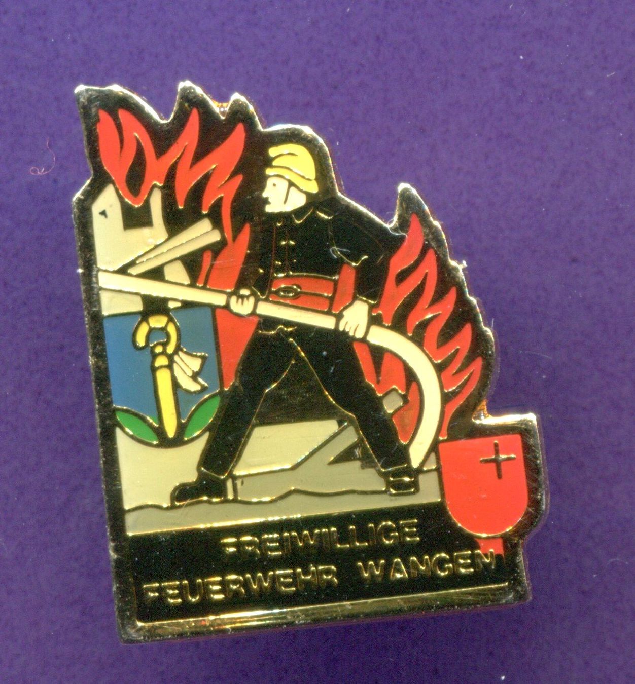 Plaketten & Abzeichen: Feuerwehr  WANGEN – Gebraucht aus Winterthur von Sammleroase
