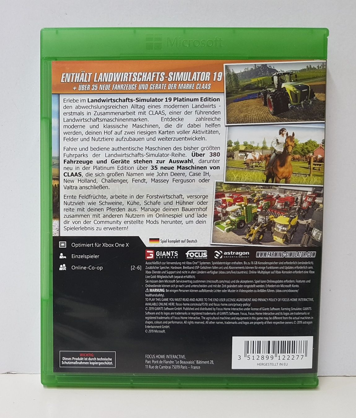 Microsoft Giochi: Landwirtschafts-Simulator 19 Platinum Edition   Xb One – Usato da Schüpfheim venduto da Games_Spielkonsolen 1
