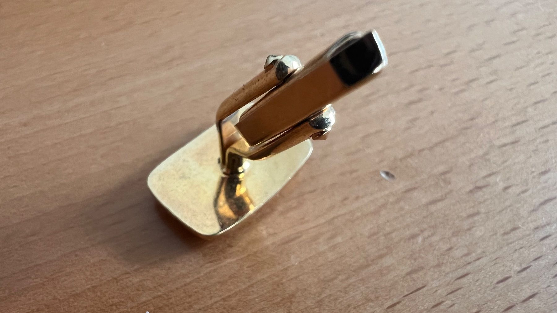 Gemelli: Elegante Manschettenknöpfe, Goldfarben, – Usato da Schmerikon venduto da Kneisel 2