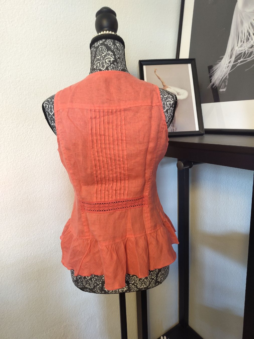 Top: Vest-Top aus 100% Leinen Gr. 36 – Nuovo (secondo la descrizione) da Zollikofen venduto da Tini031 3