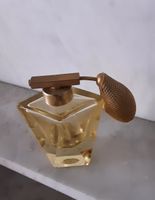Alter Parfumzerstäuber aus Kristallglas, Art Déco