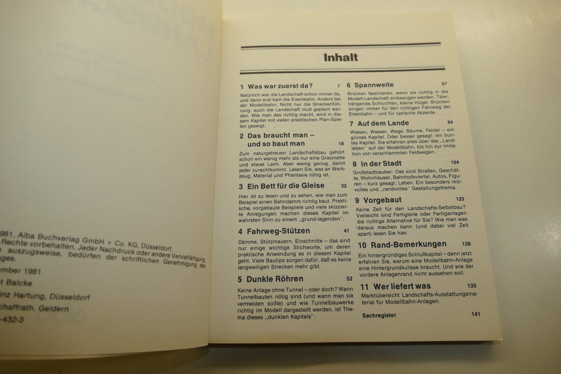 Modellini di ferrovie: Alba Verlag: Buch Modellbahn; Landschaft – Usato da Niederhasli venduto da rail-duerst 1
