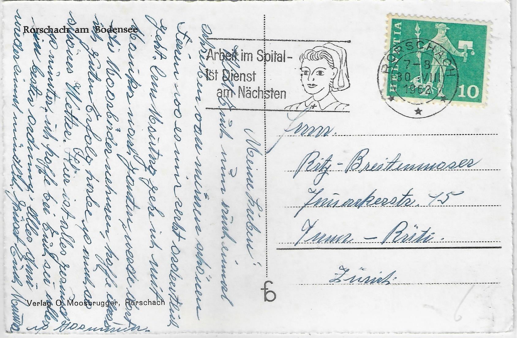 Cartes postales: Rorschach u. die Buchten von Horn, Arbon – D'occasion à Ettingen par Kartenplanet 1