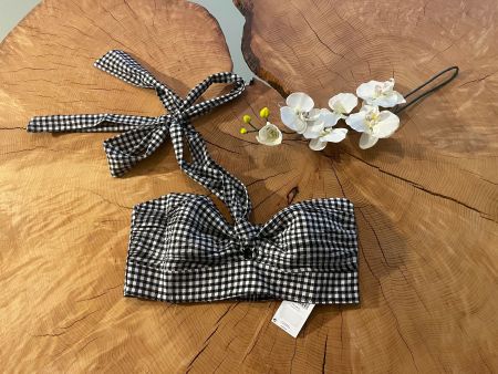 Neu mit Etikett! Top / Bustier crop top vichy MANGO Gr. M