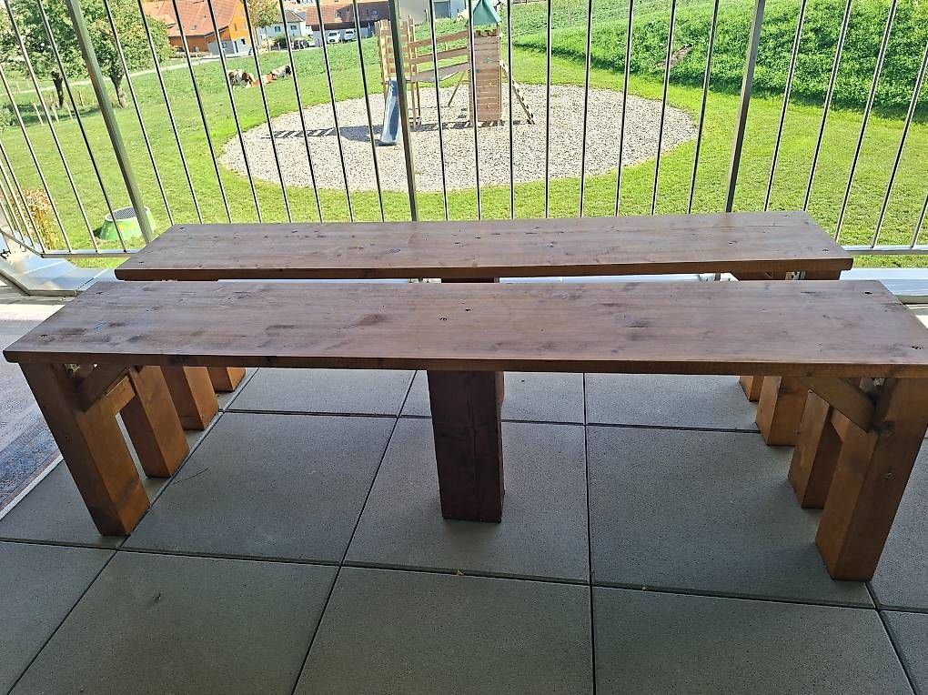 Bancs: Bancs en bois – D'occasion à Farvagny-le-Petit par Veromai 1