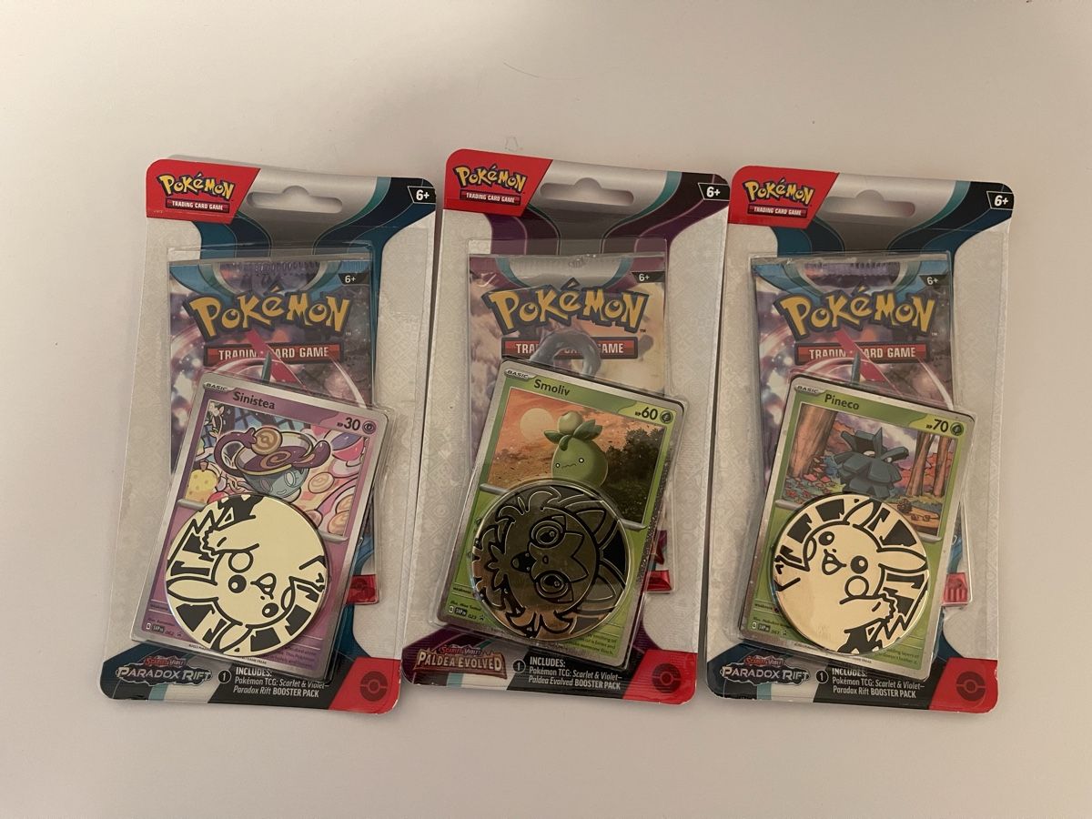 Pokémon Carte collezionabili: Paldea Evolved/Paradox Rift 1-Pack Blister EN – Nuovo e nell'imballaggio originale da Zürich venduto da AndyWins