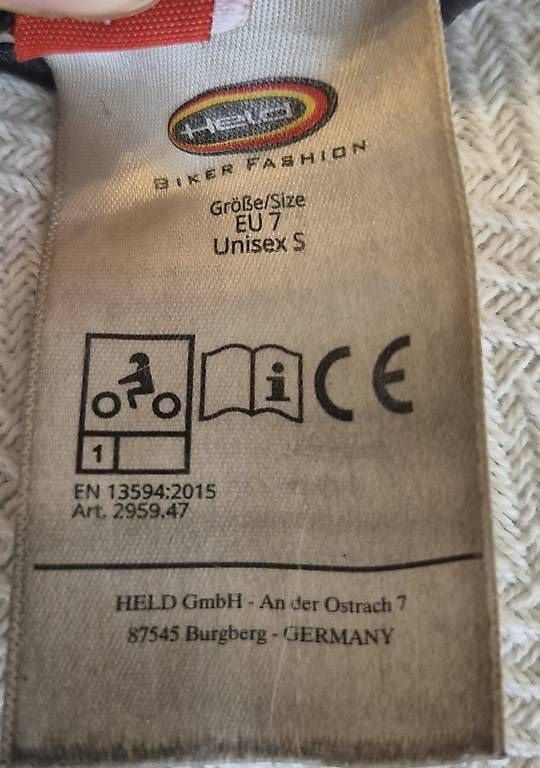 Held Gants & mitaines : Held Motorrad-Handschuhe Leder/Textil Grösse 7 – D'occasion à Allschwil par BiHoh 2