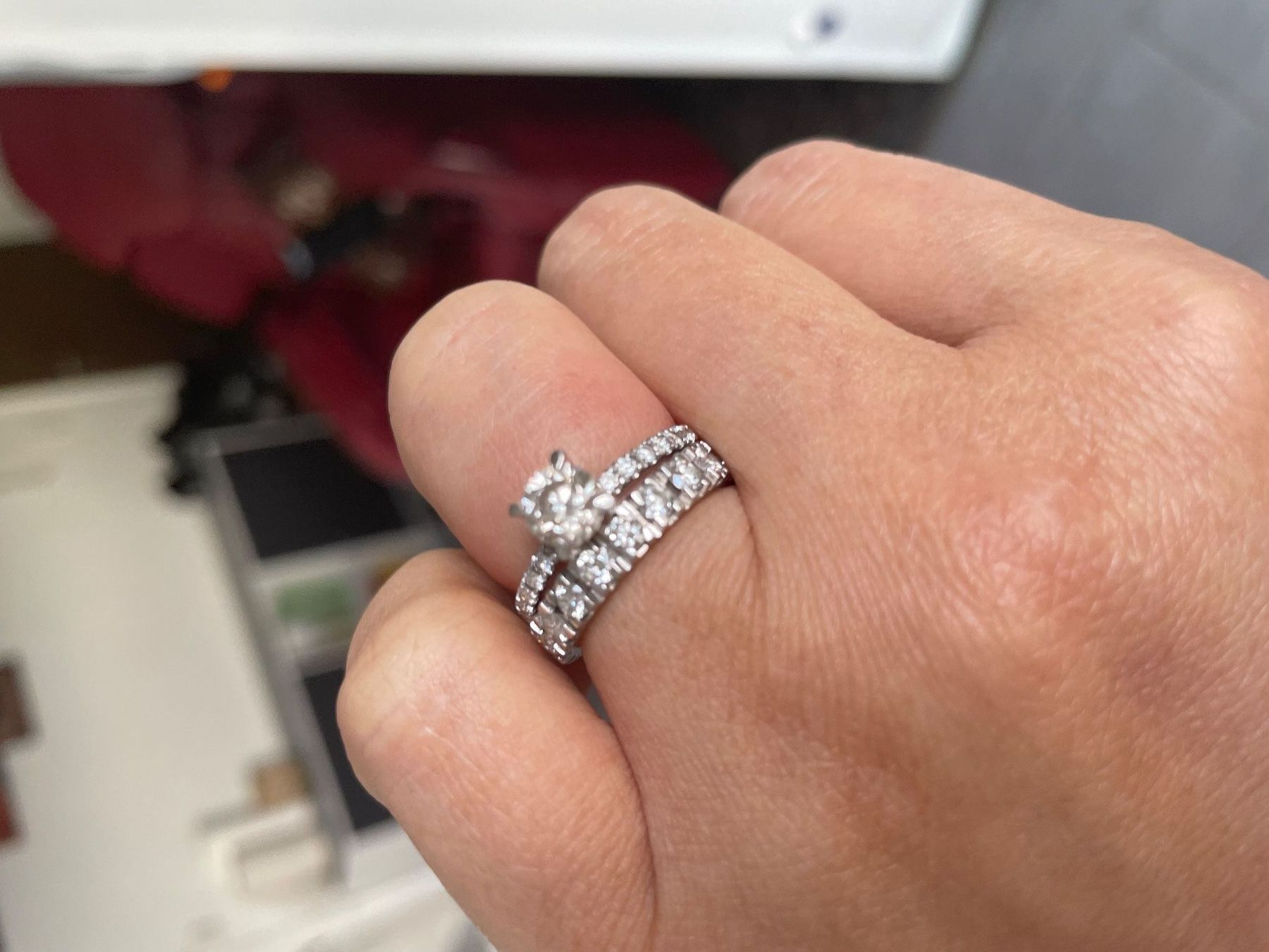 Ringe: 2 Diamant Ring – Gebraucht aus Biel/Bienne von philong