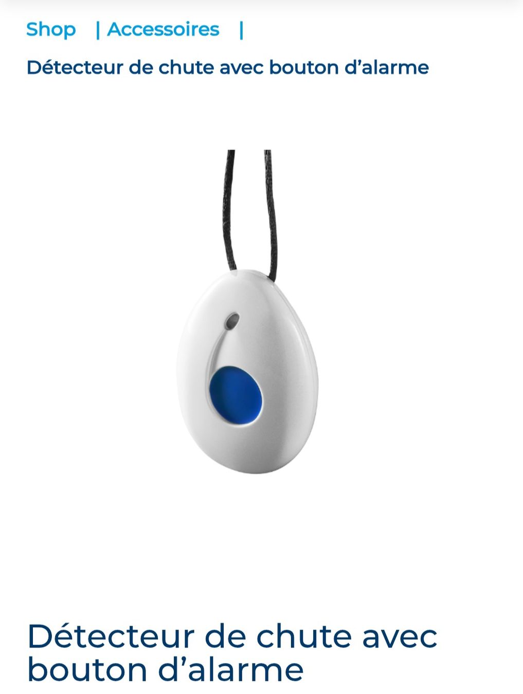 SmartLife Care Sistemi d'allarme: Fallsensor mit Alarmtaste – Nuovo e nell'imballaggio originale da Lugano venduto da Montarina 2