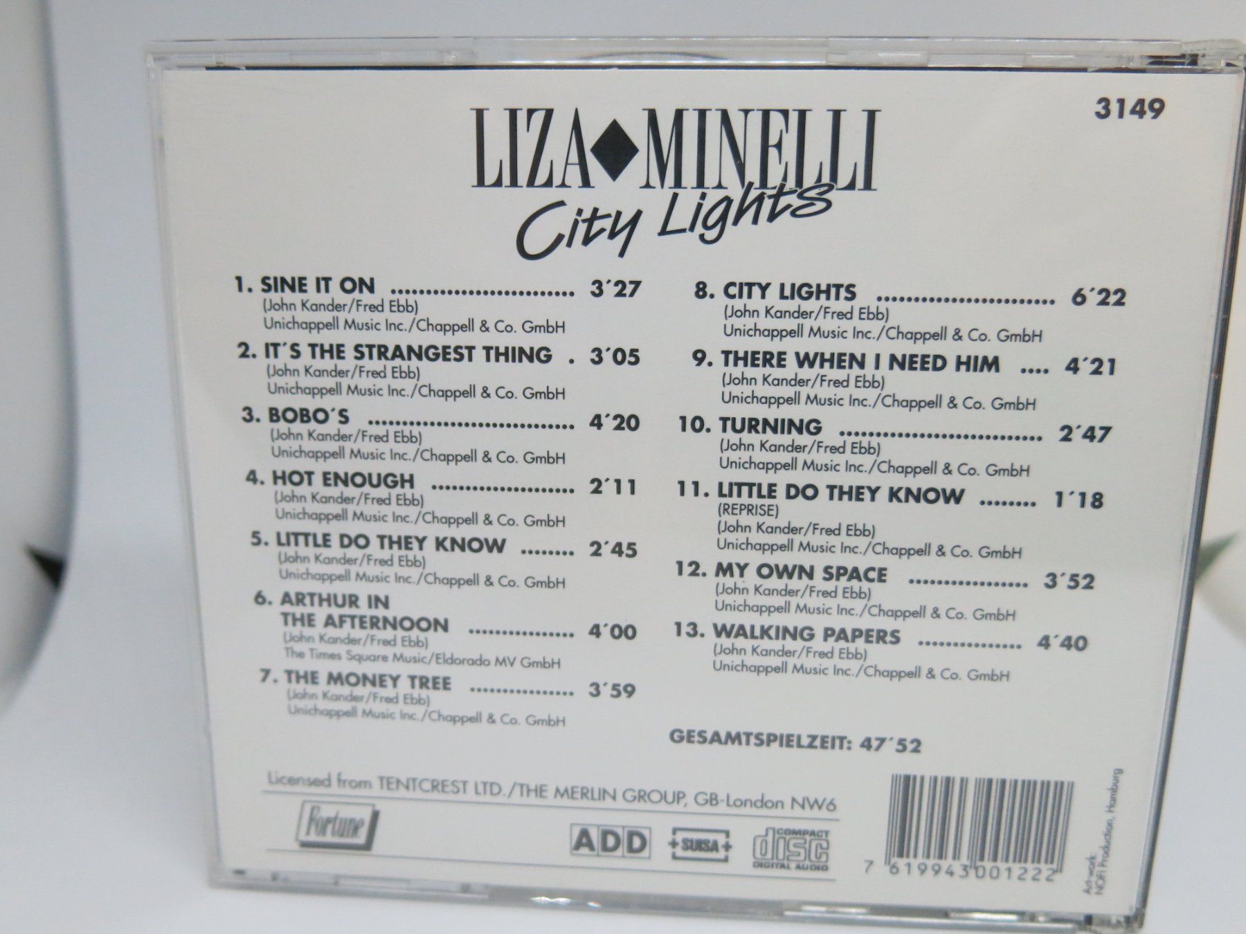 CD: CD Liza Minnelli - City Lights – Usato da Ernetschwil venduto da luisvonerni 2