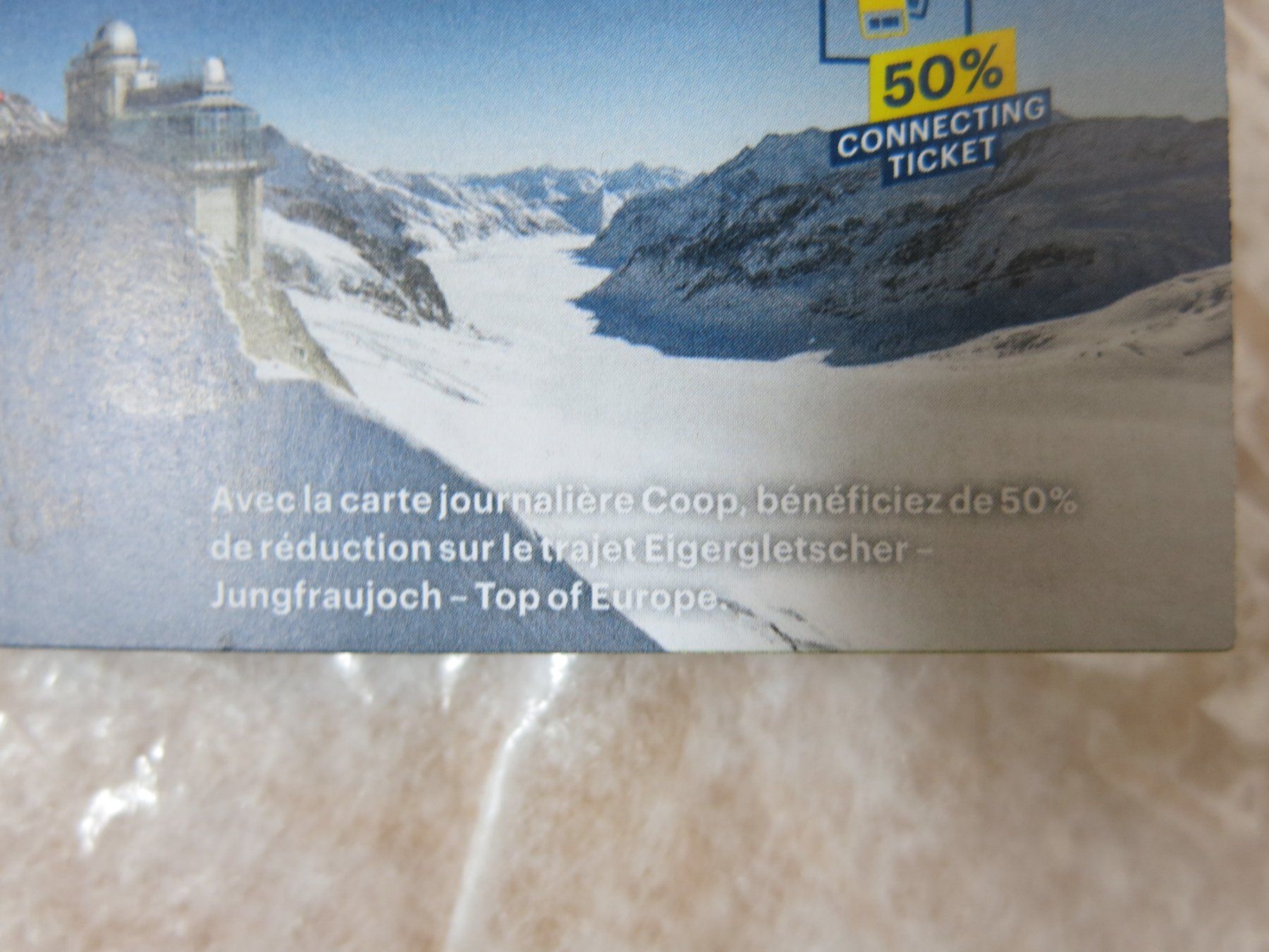 Bons: 50% réduction sur le trajet Eigergletscher - Jungfraujoch – Neuf (Voir description) à Sissach par kaupa 1