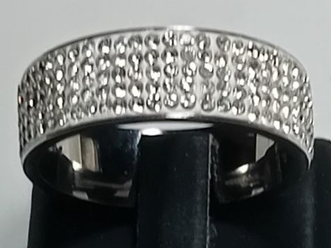 Ringe: ring edelsthal 316L,mit zerkonia,,,glitzer – Neu (gemäss Beschreibung) aus Basel von bij_5hqd