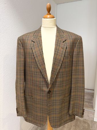 McGregor Sakko Gr. 52 – Reine Schurwolle – Tweed Glencheck