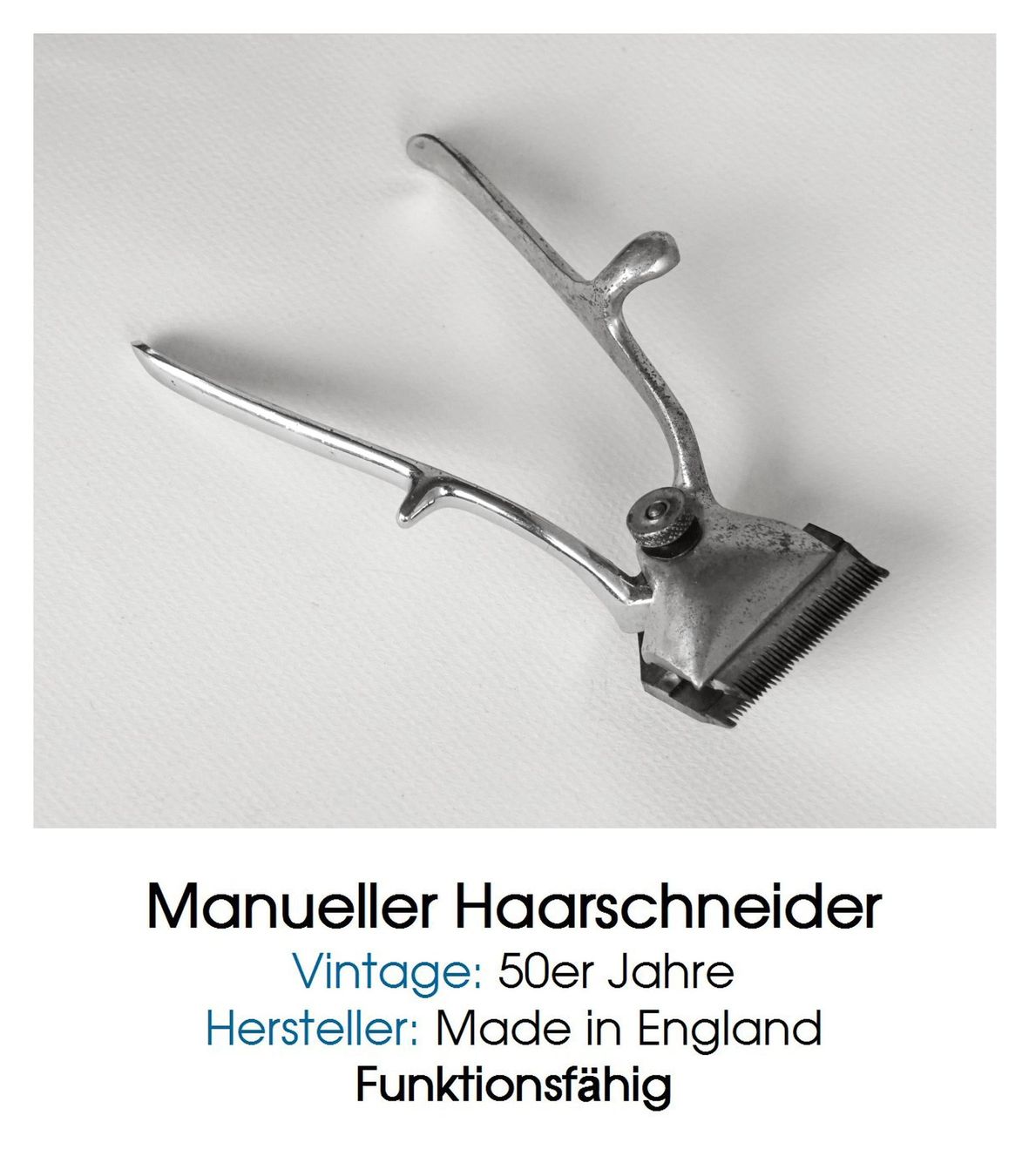 Taglio: Manueller Haarschneider 50er Jahre – Usato da Flamatt venduto da samowarow