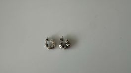 New silver earrings Bottega Veneta‪