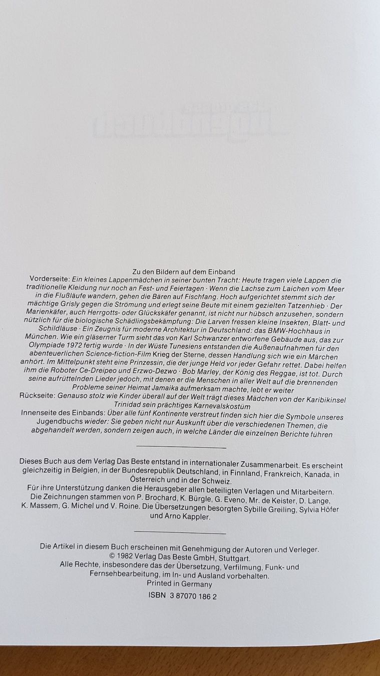 Libri: Das grosse Jugendbuch, 23. Folge – Usato da Dättlikon venduto da Winti13 2