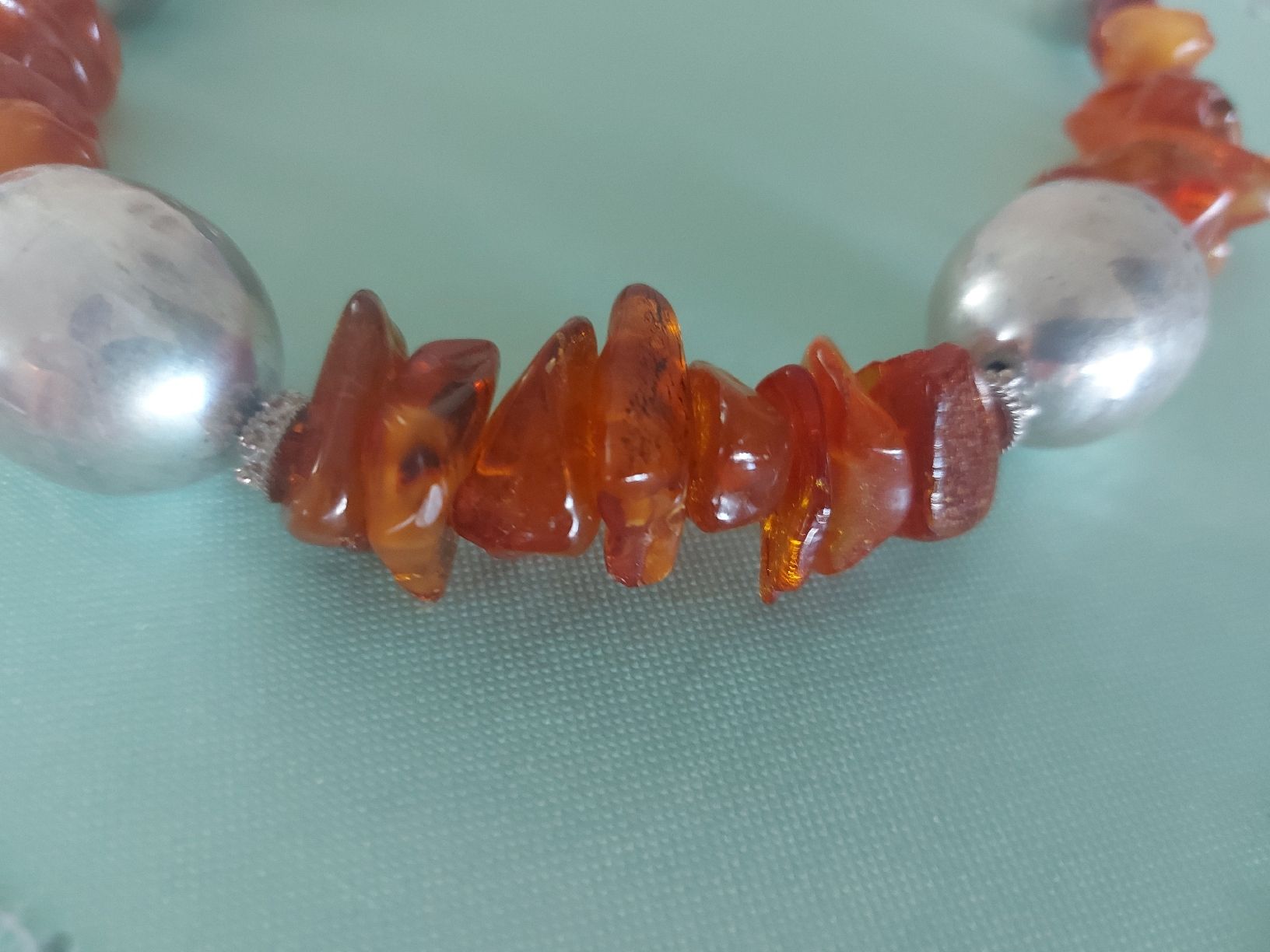 Catenine: Echte Bernsteinkette mit Silber – Usato da Ostermundigen venduto da son_vd9k 5