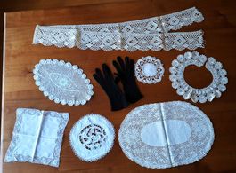 LOT VERSCHIEDENE SPITZENARTIKEL, VINTAGE