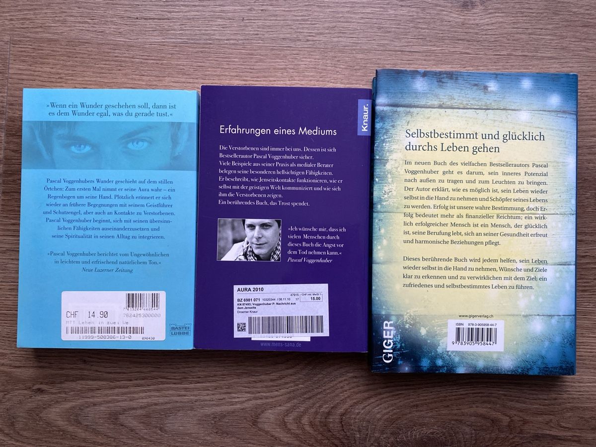 Libri: Pascal Voggenhuber Bücher Set: 3 Stück – Usato da Schlosswil venduto da maga09 1