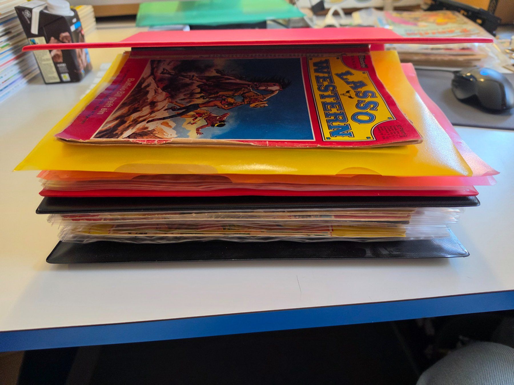 Comics: Lasso / Buffalo Bill Sammlung, 2 Ordner – Gebraucht aus Winterthur von Bratwurstbrater 2
