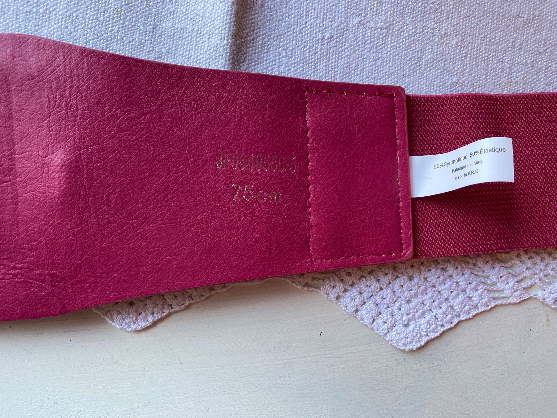 Cinture: DAMEN GÜRTEL -STRETCH-PINK – Nuovo e nell'imballaggio originale da Meienried venduto da ManuelaBoutique 3