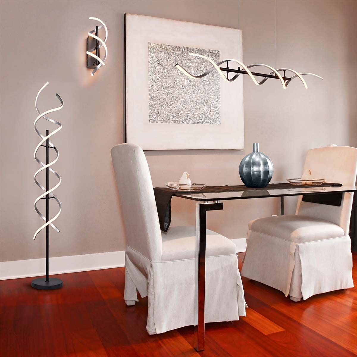 Lampadari & plafoniere: LED Pendelleuchte, Farbwechsler, Spirale – Nuovo (secondo la descrizione) da Kreuzlingen venduto da Smart-Light 1