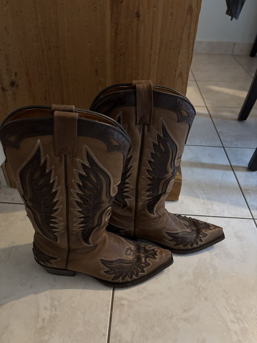 Buffalo Scarpe da donna: Buffalo Stiefel, gebraucht, Grösse 38, echt Leder – Usato da Brunnen venduto da marbe 1