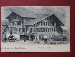 Gruss aus Zweilütschinen mit Gasthof Bären