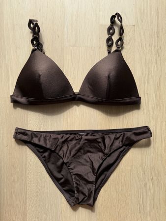 Zimmermann Bikini Braun, Gr. 36/38 - schönes Detail an den 