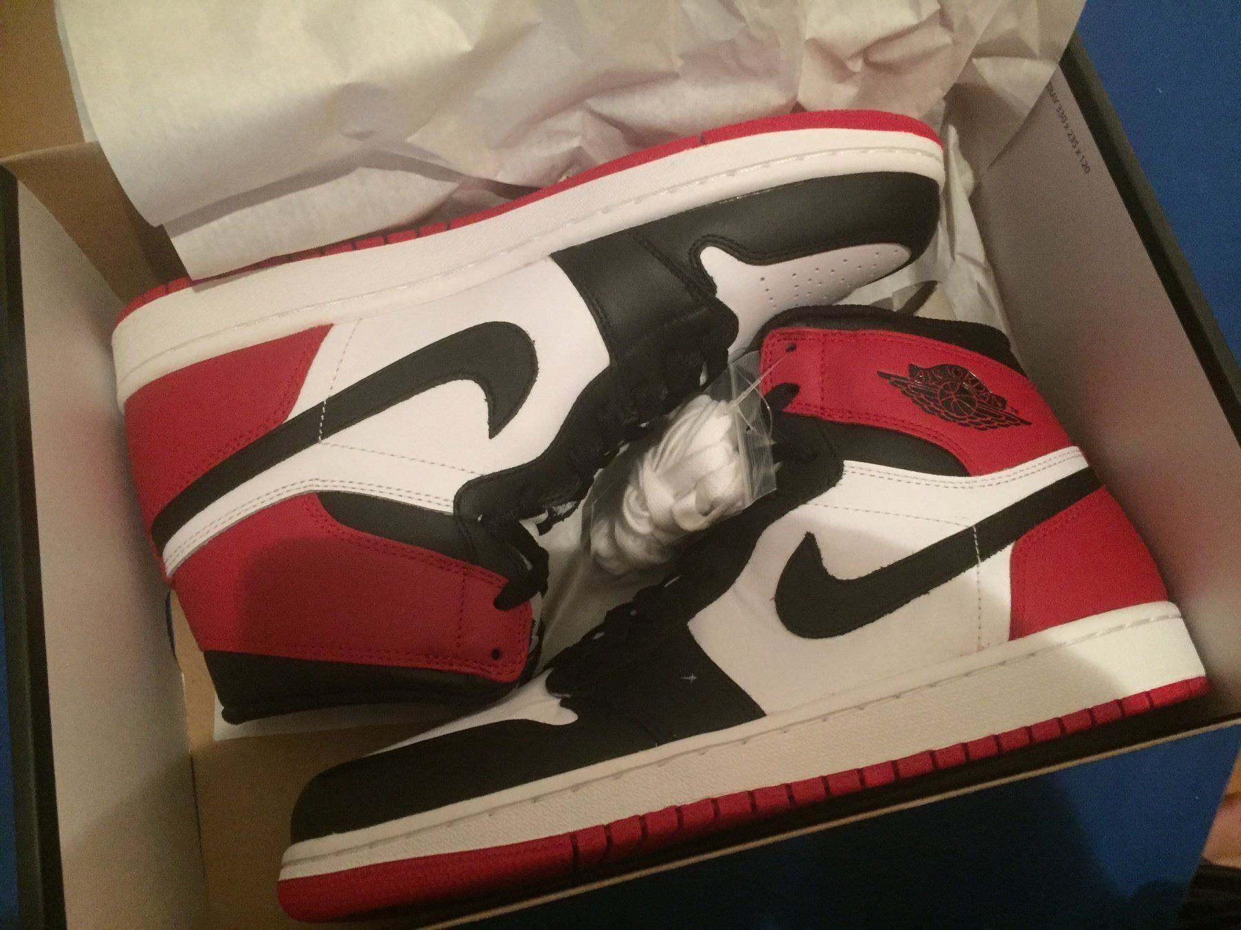 Jordan Herrenschuhe: Nike Jordan 1 BLACK TOE 2013 - US10/EU44 – Neu und originalverpackt aus St. Moritz von comeflywithme 1
