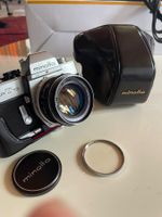 Minolta SRT101 mit MC Rokkor PF f1.7 55mm objektiv analog