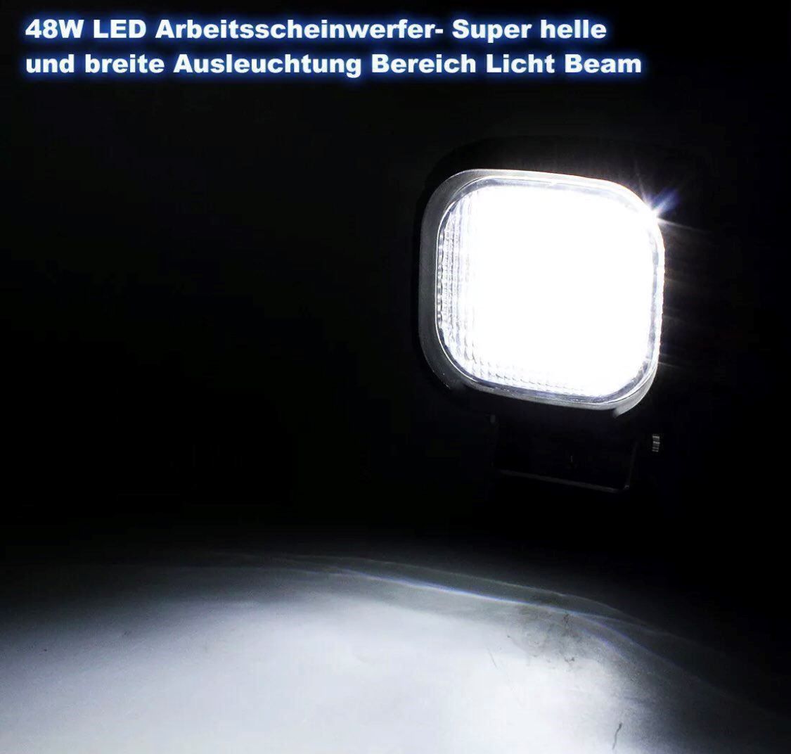 Lampade: +2x48 w led cree Arbeitscheinwerfer – Nuovo (secondo la descrizione) da Amriswil venduto da JaJa-Express 2