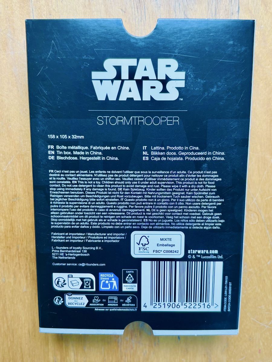 Behälter & Ähnliches: Star Wars: Blechdose „Stormtrooper“ – Neu und originalverpackt aus Fehraltorf von nolram75 6