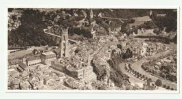 Postkarte Gruss aus Freiburg: Blick auf die Altstadt