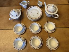 Freiberg Saxonia: Art Deco, set à thé, 6 personnes