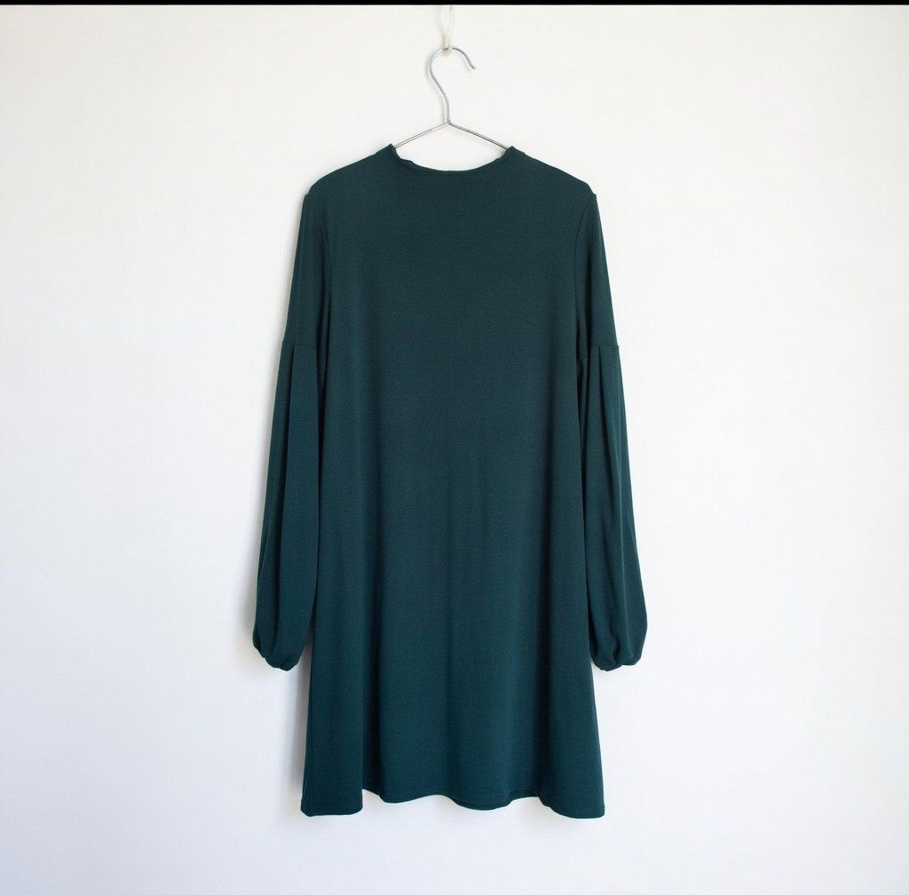 Mango Kleider: Robe trapèze vert foncé Mango - Taille L – Neu (gemäss Beschreibung) aus Renens VD von del_t2kx