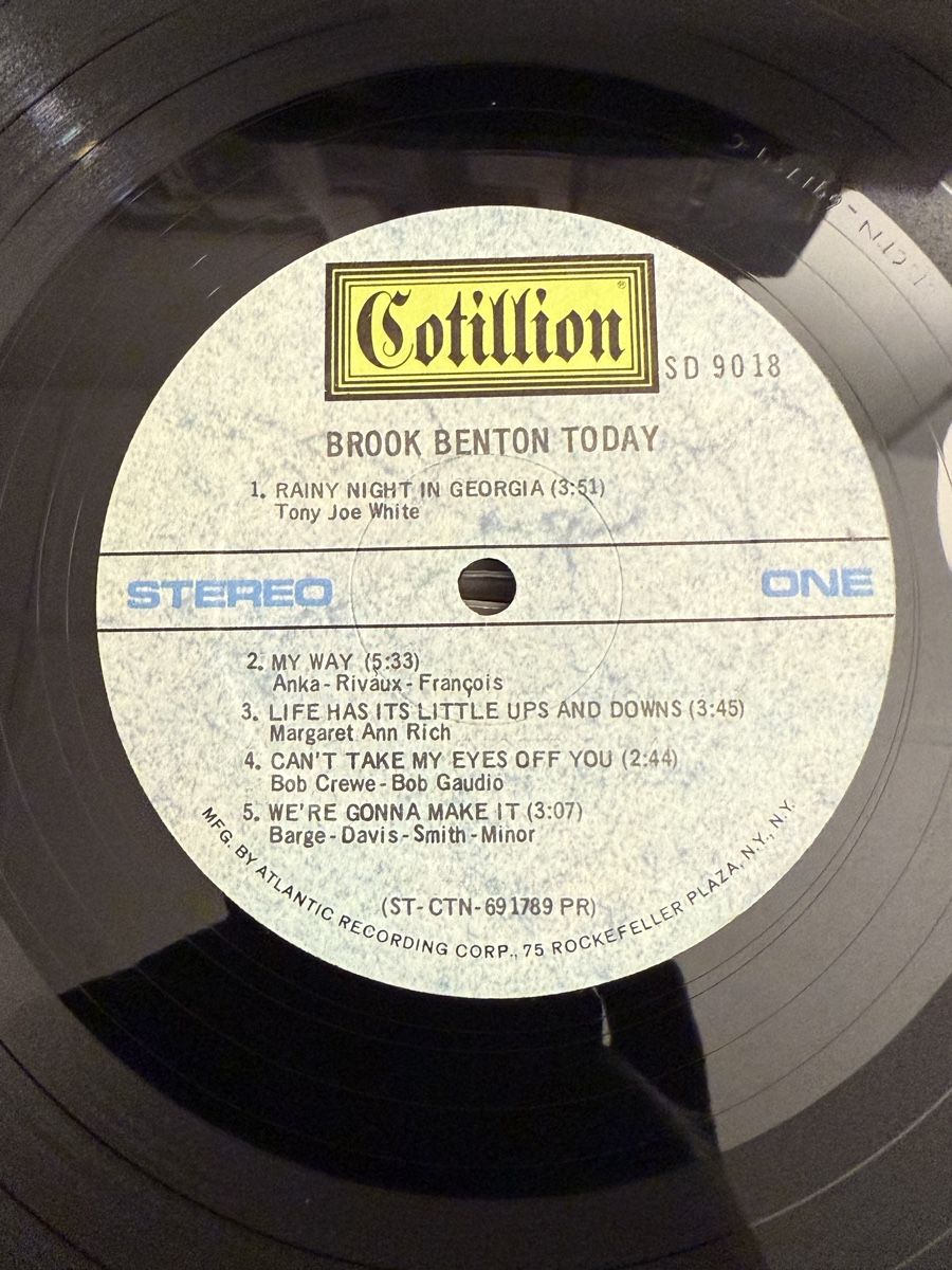 Dischi in vinile: Brook Benton Today / OG 1970 US – Usato da Delémont venduto da Studio_du_soleil 3