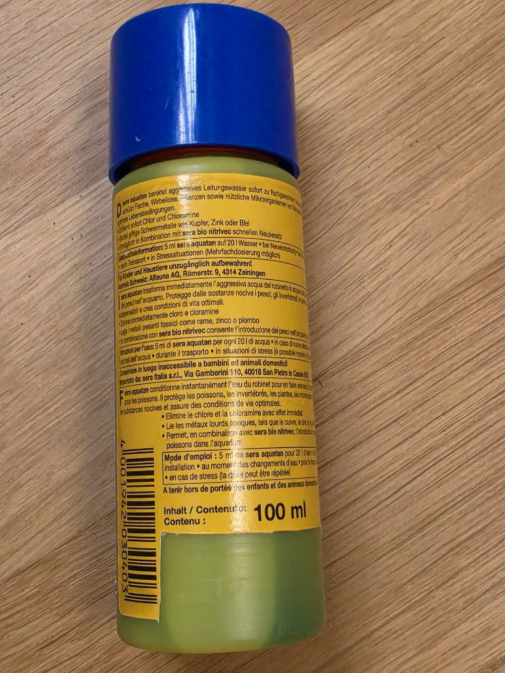 Prodotti di pulizia: Sera Aquatan Wasseraufbereiter 100ml Nr.2 – Nuovo e nell'imballaggio originale da Dorf venduto da 2khtar 3
