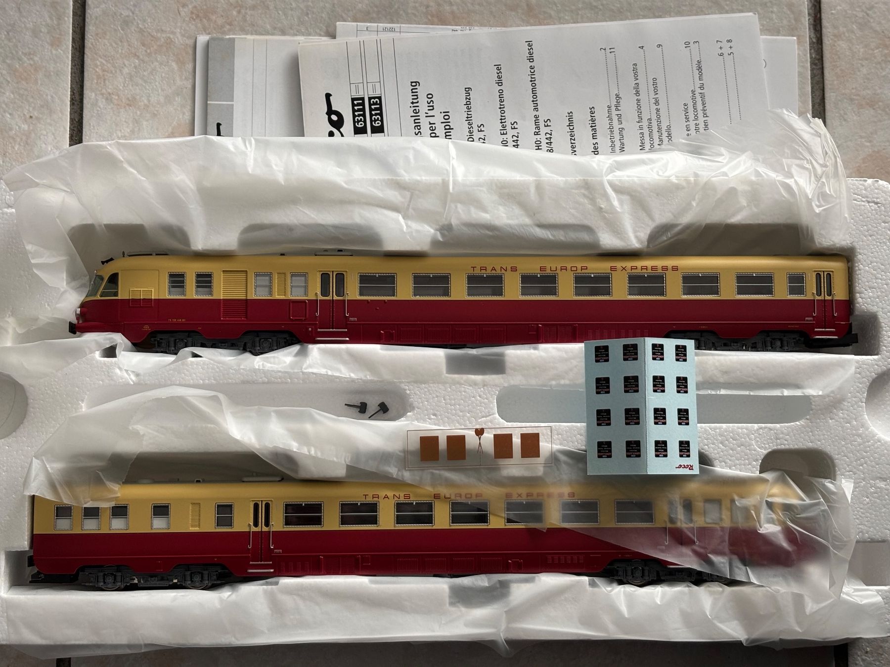 Roco Modellini di ferrovie: Roco 69110 ALn 448/460 TEE FS Digital DCC – Nuovo (secondo la descrizione) da Hauterive NE venduto da eriamch